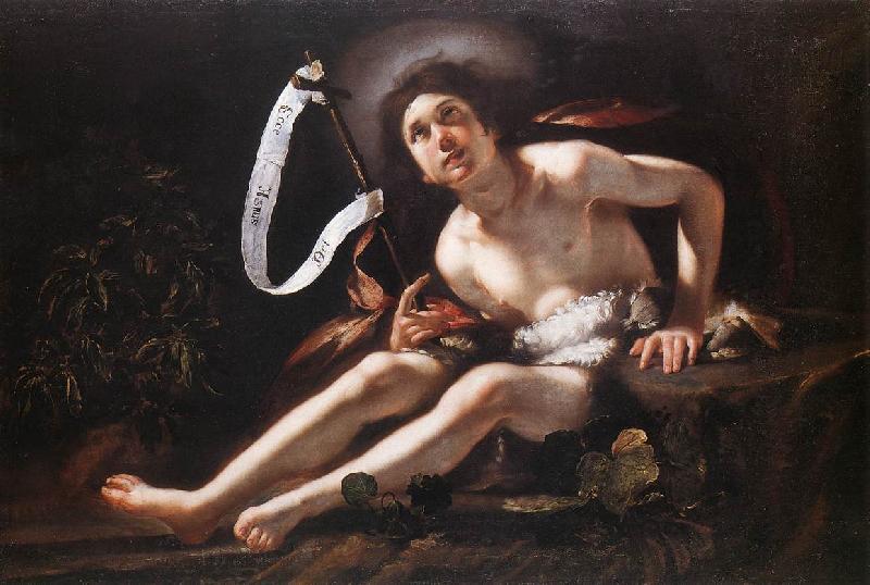 STROZZI, Bernardo St John the Baptist et oil painting picture